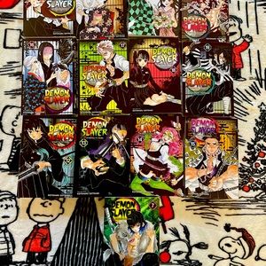 Manga Demon Slayer Set of 13 Books! MINT!!!